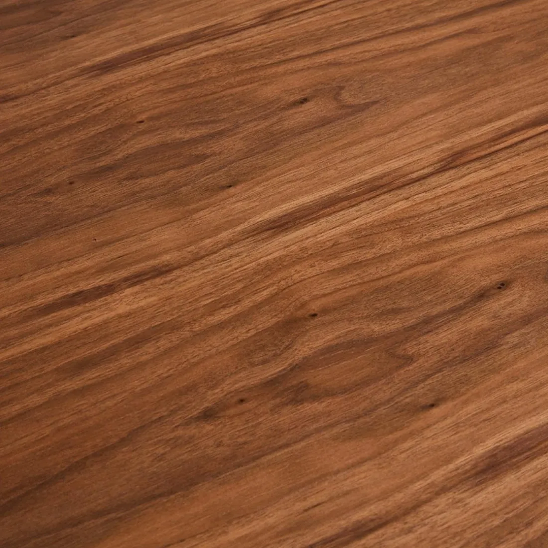Table à diner avec pied central en x 'WALABY' en bois finition Noyer