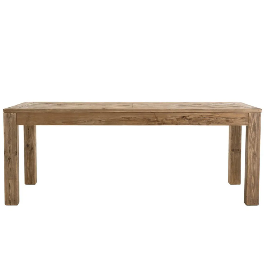Table À Manger ANDRIAN Bois Pin Recyclé 200 X 90 Cm