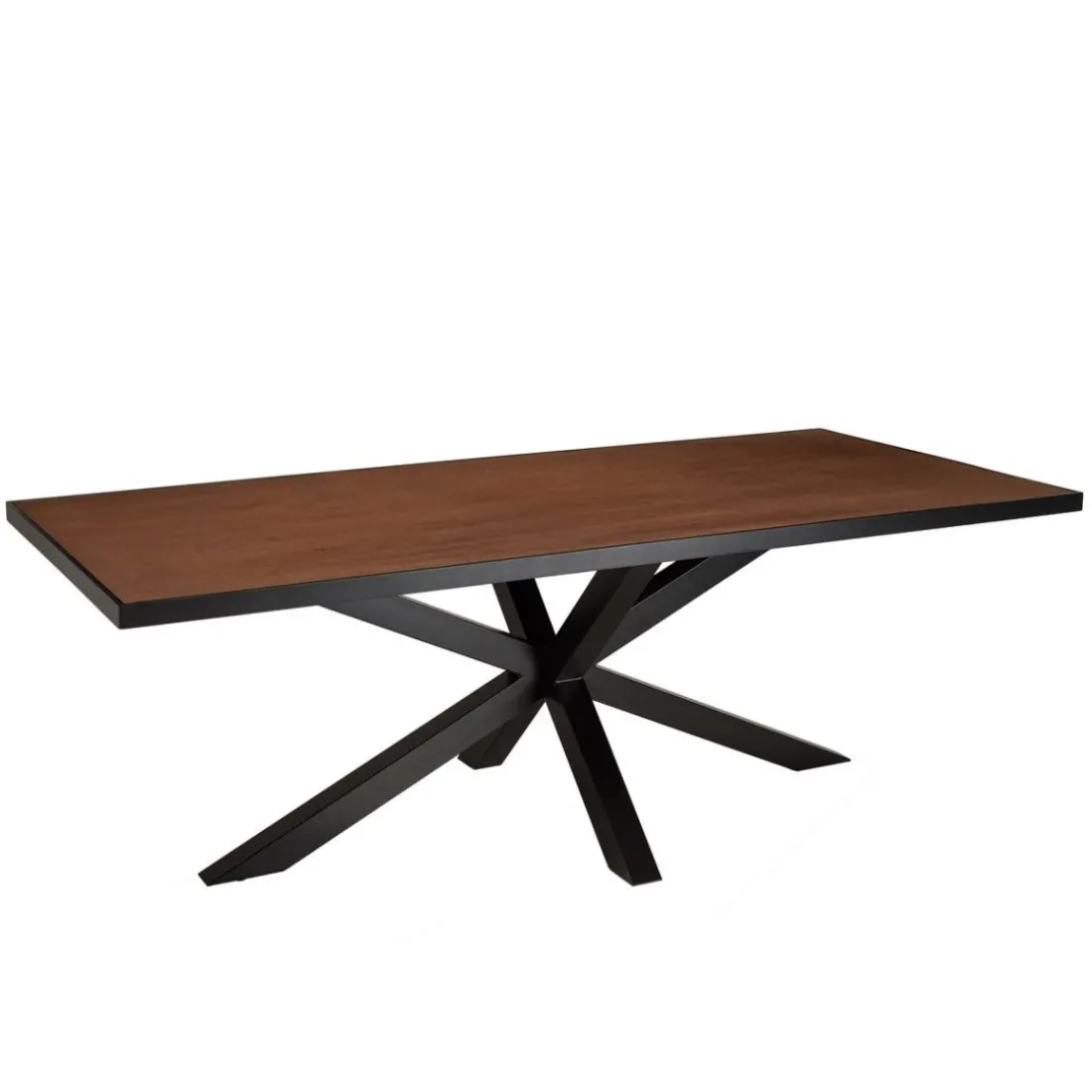 Table à manger couleur rouille effet pierre BASILE