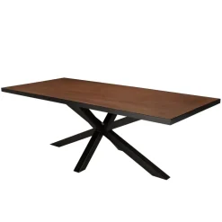 Table à manger couleur rouille effet pierre BASILE