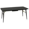 Table à manger extensible Aubrey noir