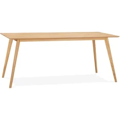 Table à manger ou bureau design 'BARISTA' en bois style scandinave