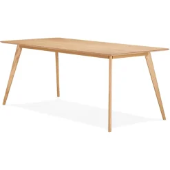 Table à manger ou bureau design 'BARISTA' en bois style scandinave