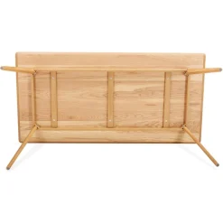 Table à manger ou bureau design 'BARISTA' en bois style scandinave