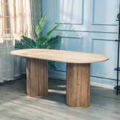 Table a Manger 6 personnes Ovale Bois