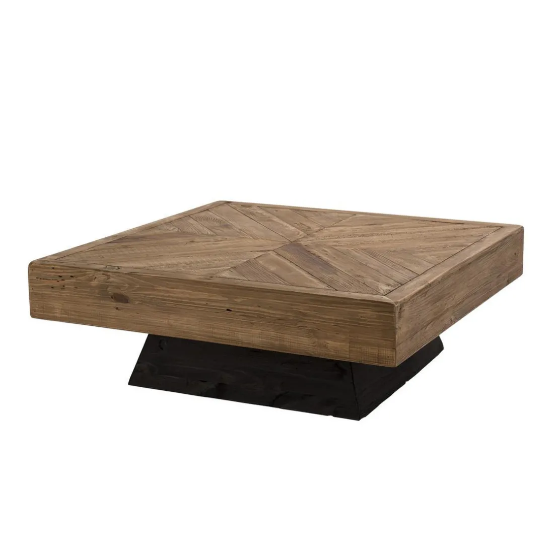 Table Basse Carrée ANDRIAN Bois Pin Recyclé