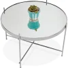 Table basse 'KOLOS MEDIUM' couleur chrome