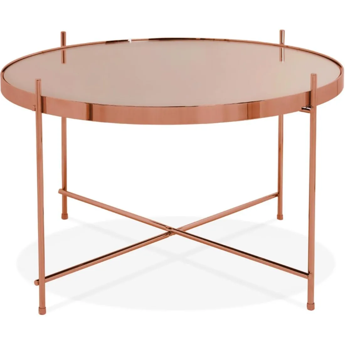 Table basse 'KOLOS MEDIUM' couleur cuivre