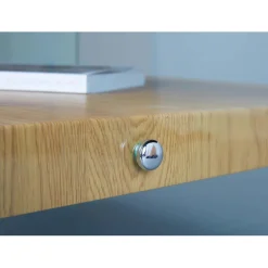 Table Basse Rectangulaire en Verre et contreplaqué MELIO