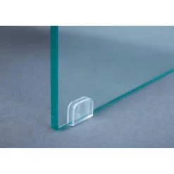 Table Basse Rectangulaire en Verre et contreplaqué MELIO