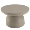 Table basse ronde effet béton HECTOR