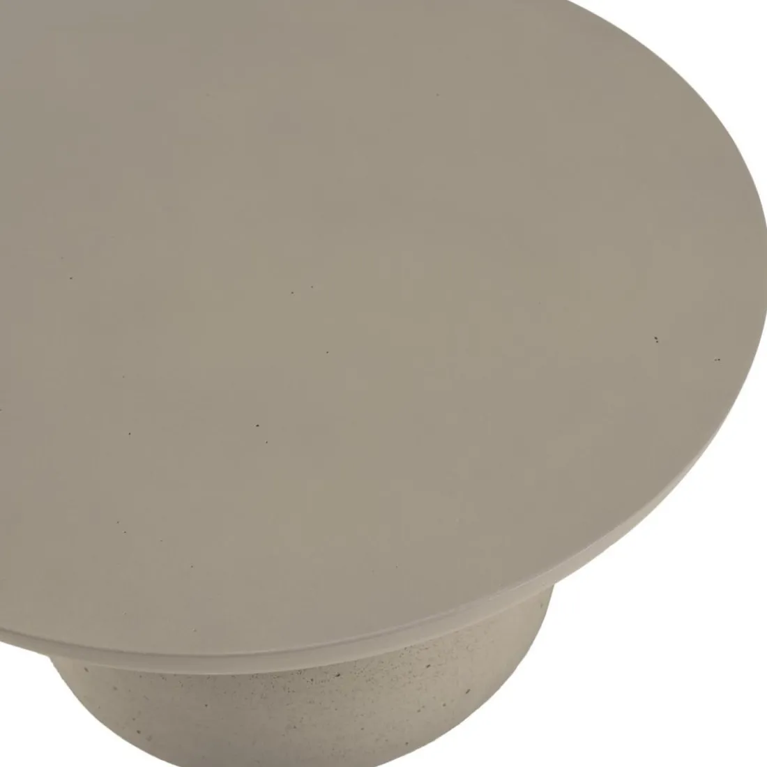 Table basse ronde effet béton HECTOR