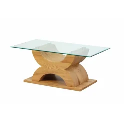 Table Basse X Imitation Chêne