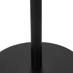 Table bistrot ronde 'YOGI' noire