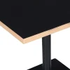 Table carrée 'FUSION SQUARE' noire