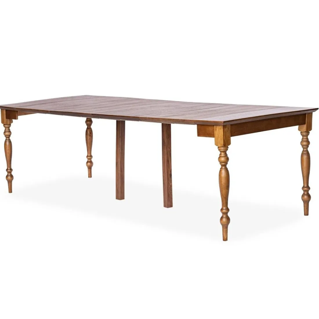 Table console extensible 250cm ELEGANCY Bois Noisette