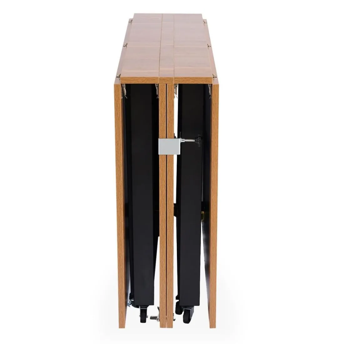 Table console extensible Nefertiti Bois noisette