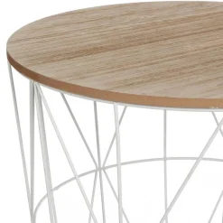 Table d'Appoint Blanc MIKU