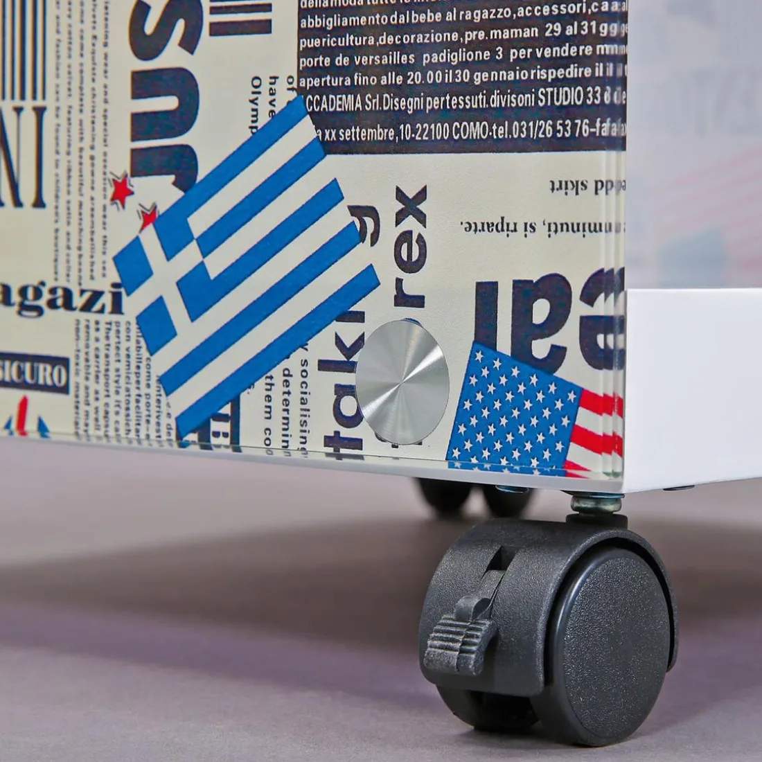 Table D'Appoint FLAGCUBE Blanc