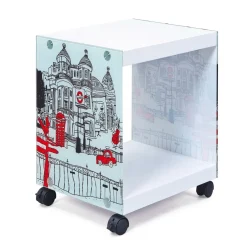 Table D'Appoint LONDONCUBE Blanc
