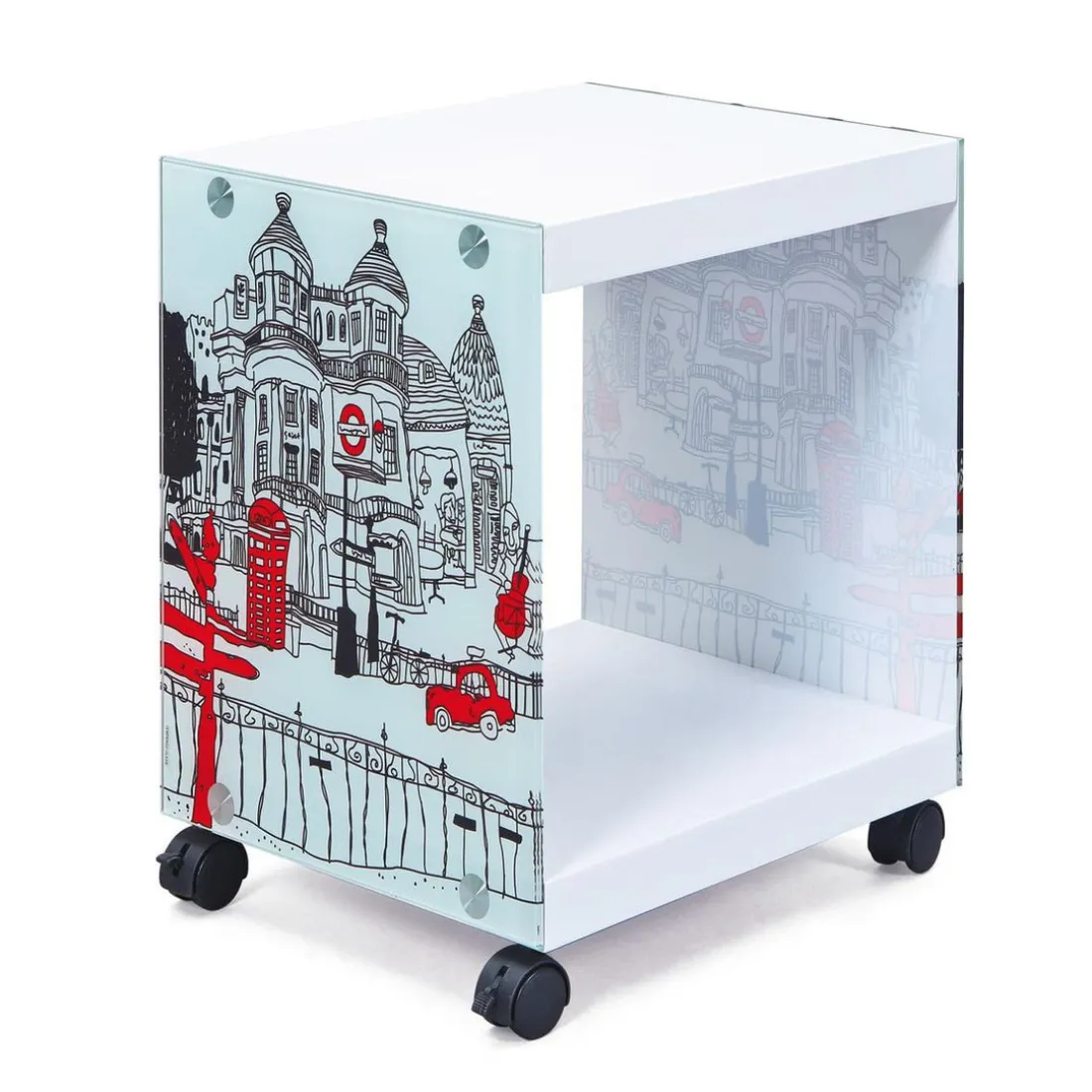 Table D'Appoint LONDONCUBE Blanc