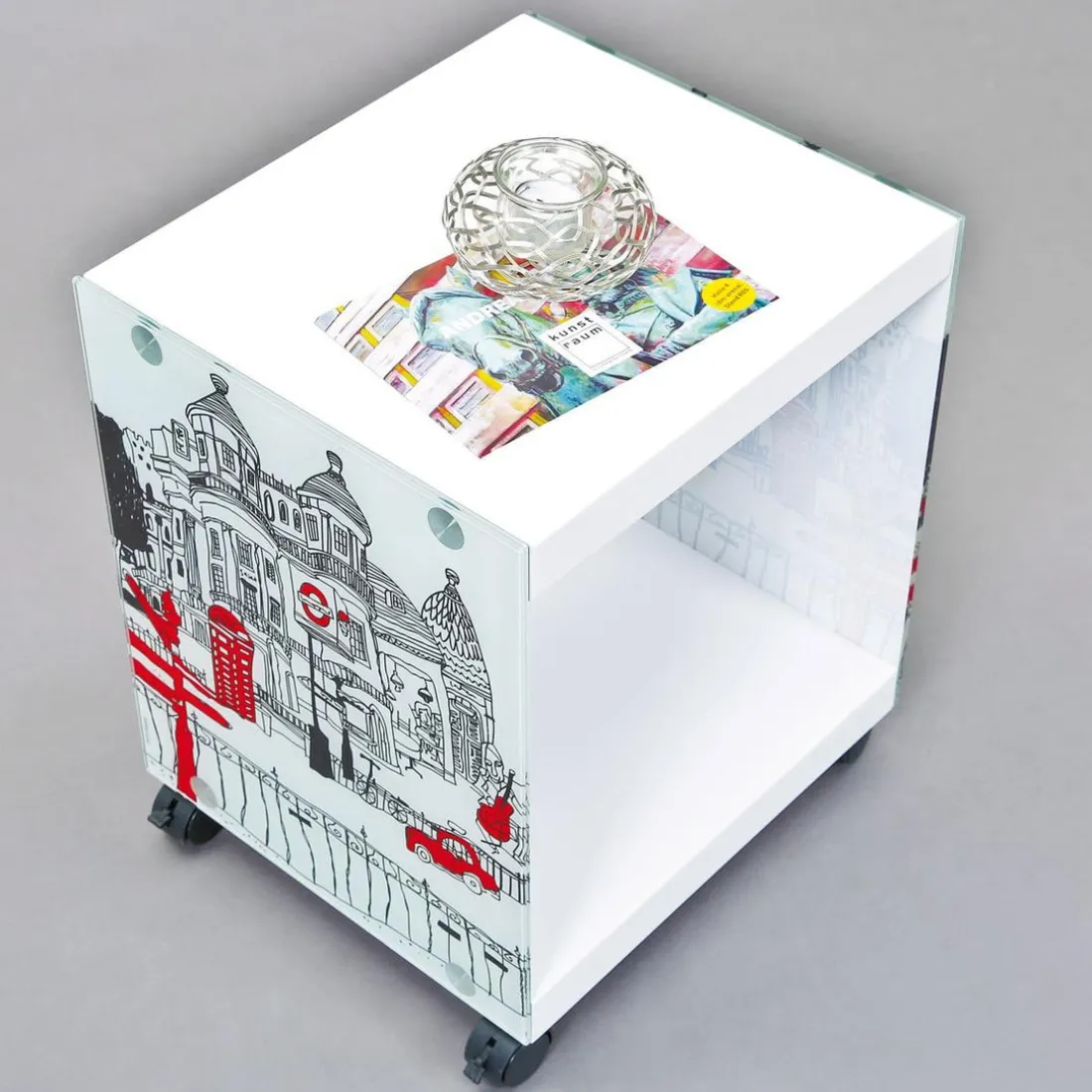 Table D'Appoint LONDONCUBE Blanc