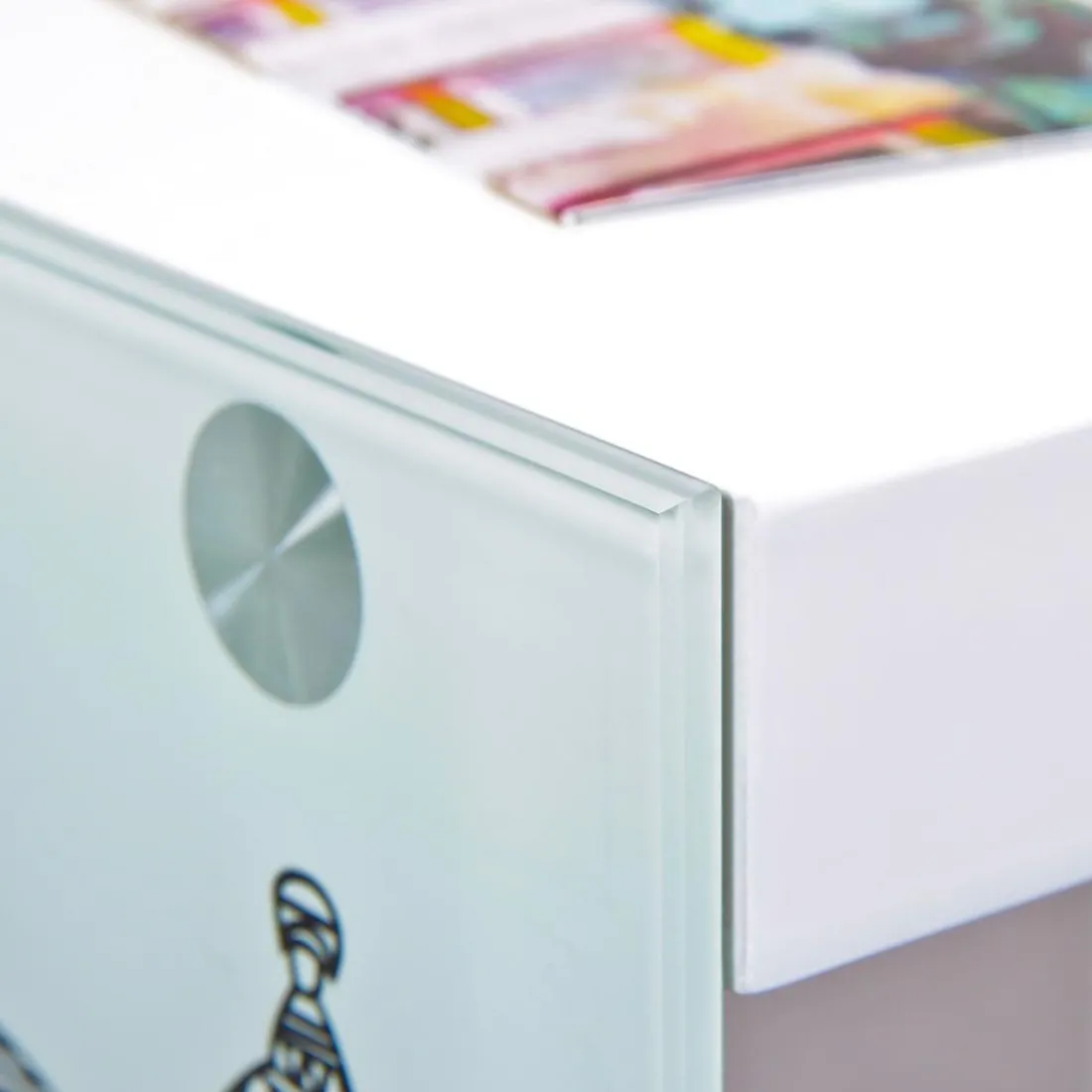 Table D'Appoint LONDONCUBE Blanc