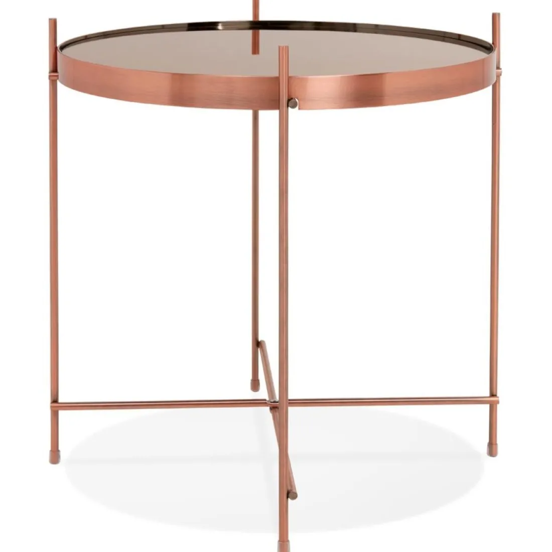Table d'appoint pliable 'KOLOS' couleur cuivre