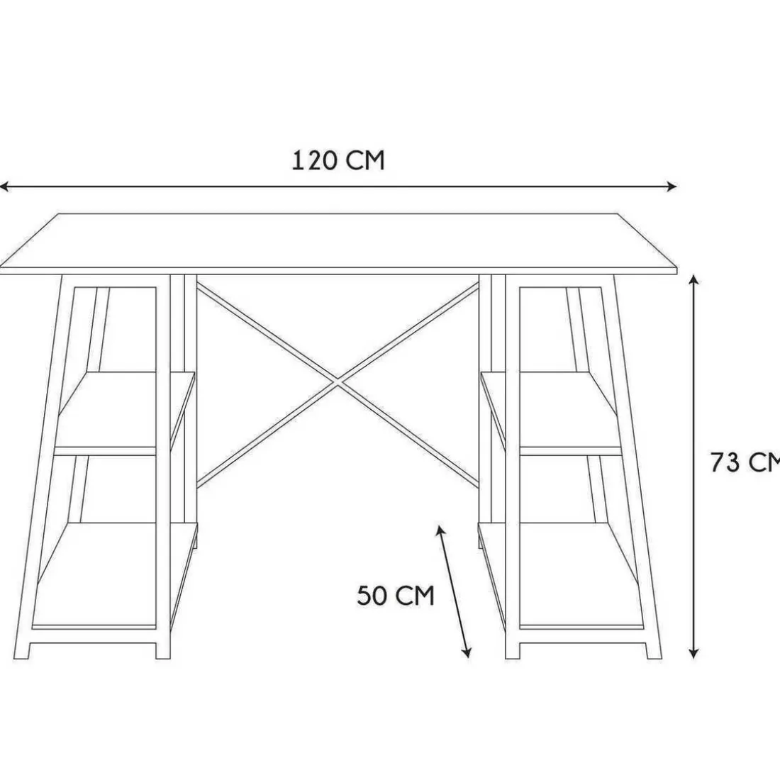 Table de bureau en Métal