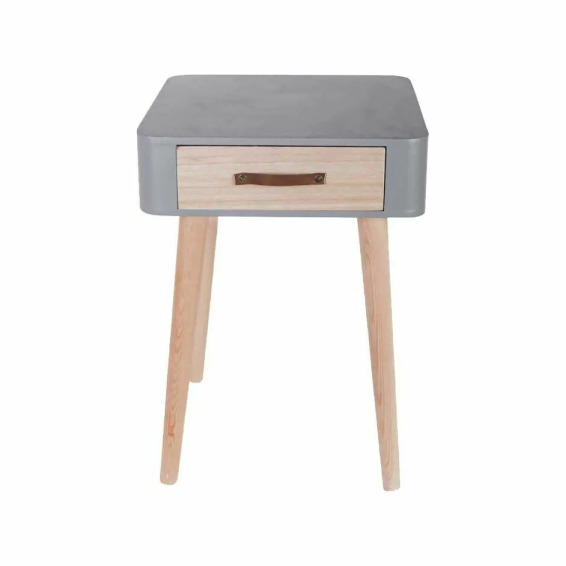 Table De Chevet Blanche En Bois RITA