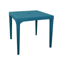 Table De Jardin Bleu Marine Effet Bois Spirit Garden IRIS