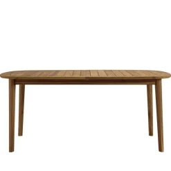 Table de jardin extensible en acacia huilé