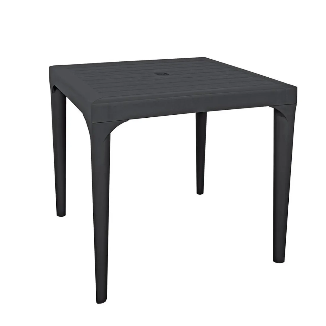Table De Jardin Gris/ Noir Effet Bois Spirit Garden IRIS