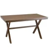 Table de jardin rectangulaire 4 personnes 140x80cm VIANNEY