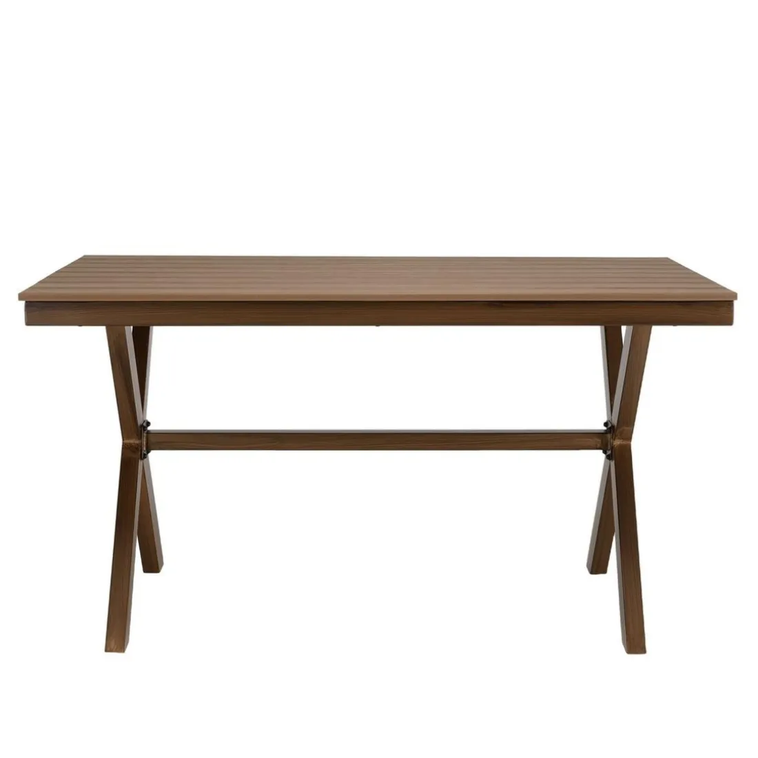 Table de jardin rectangulaire 4 personnes 140x80cm VIANNEY