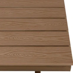 Table de jardin rectangulaire 4 personnes 140x80cm VIANNEY