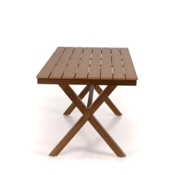 Table de jardin rectangulaire 4 personnes 140x80cm VIANNEY
