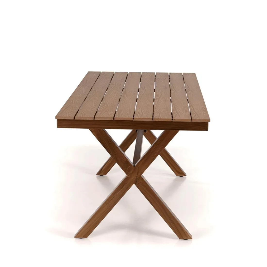Table de jardin rectangulaire 4 personnes 140x80cm VIANNEY