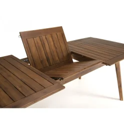 Table de jardin VICTOIRE 8/10 personnes - extensible 180/240x100 cm en bois Acacia
