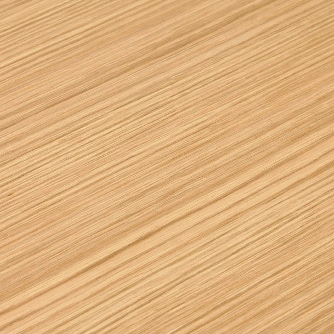 Table de réunion ou bureau bench 'XLINE SQUARE' en bois finition naturelle et métal noir