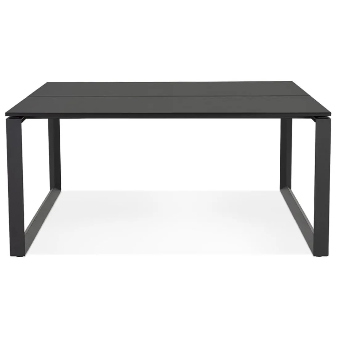 Table de réunion ou bureau bench noir