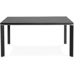 Table de réunion ou bureau bench noir