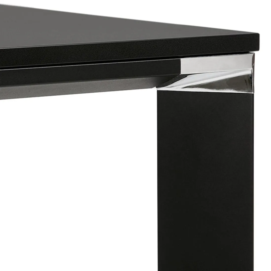 Table de réunion ou bureau bench noir