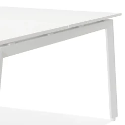Table de réunion ou bureau bench blanc 'AMADEUS SQUARE'