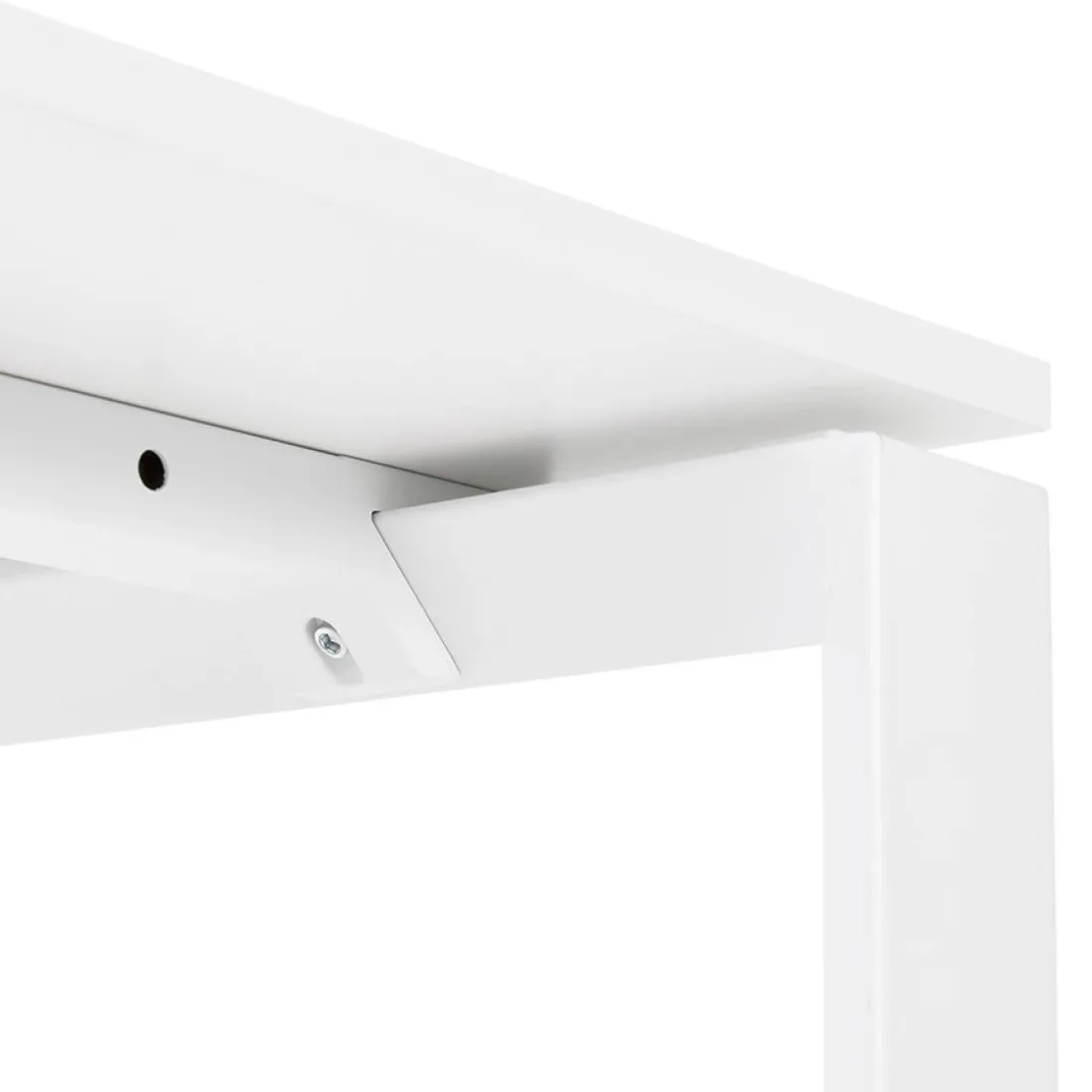 Table de réunion ou bureau bench blanc