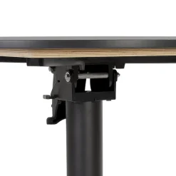 Table de terrasse pliable 'COMPAKT' ronde noire