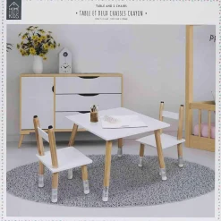 Table Et 2 Chaises Crayon