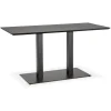 Table ou bureau design 'ZUMBA' noir