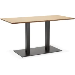 Table ou bureau design 'ZUMBA' en bois finition naturelle