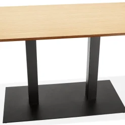 Table ou bureau design 'ZUMBA' en bois finition naturelle